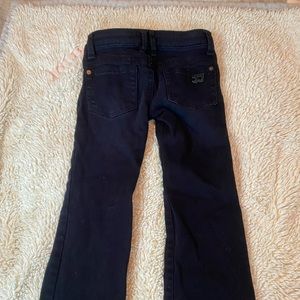 Joes jeans girls size 5 black bell flare bottom